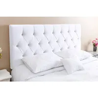 Cabeceira Painel Paris Casal Para Cama Box Branca - Estilo Capitone | R$110