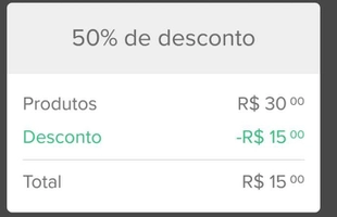 Mercado pago Recarregue $30 e pague $15 de desconto