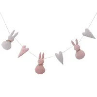 Ternurinhas E Orelhinhas Cordão Decor. Cinza/rosa | R$26