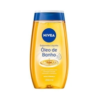 Sabonete Líquido NIVEA Óleo de Banho 200ml - Com 55% de óleos naturais