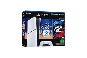 PS5 Slim Digital 825GB c/ ASTRO BOT e GT7