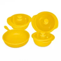 Jogo De Panelas De Cerâmica Linea Solaris - 4 Peças - Oxford - R$ 462