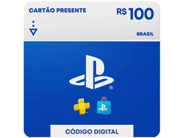Cartão Presente PS Store R$100 Sony Digital