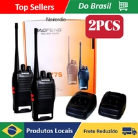 [Do brasil] Kit Rádio Walk Talk 16Canais BAOFENG 777s