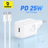 (NOVOS USUÁRIOS) Baseus Carregador 25W