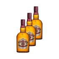 Whisky Chivas Regal 12 Anos 1L - Kit c/ 3 Unidades