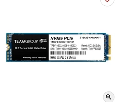SSD Team Group MP33, 2TB, M.2 2280, PCIe NVMe, Leitura 1800MB/s, Gravacao 1500MB/s, TM8FP6002T0C101