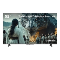 [Cashback Multi R$1049] Smart TV QLED 55 4K Toshiba Google TV 3HDMI 2USB Wi-Fi