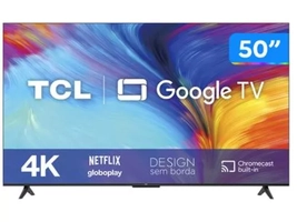 Smart TV 50” 4K LED TCL 50P635 VA Wi-Fi - Bluetooth HDR Google Assistente 3 HDMI  1 USB