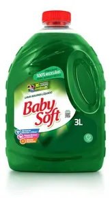 Lava Roupas Líquido Baby Soft Total Max 3l Verde