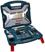 Kit de Pontas e Brocas em Titânio Bosch X-Line 103 peças | R$190