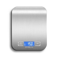 Balança Digital Inox 1g a 10kg com Visor HD