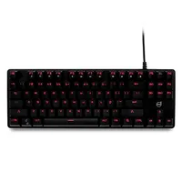 Teclado Mecânico Dazz Alpha Red, Switch Gateron Single Color Red, Switch Red, ABNT2, Black | R$ 180