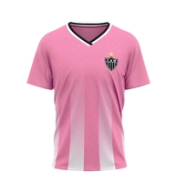 Camiseta Masculina Rosa Atlético Mineiro - Em chamas