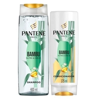 (R$ 20 +por- / REC) Kit Shampoo e Condicionador Pantene Bambu 400ml/175ml