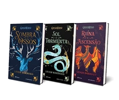 KIT - BOX TRILOGIA SOMBRA E OSSOS (ECOBAG + 3 PÔSTERES) + LIVRO - KING OF SCARS: TRONO DE OURO E CIN