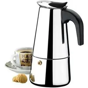 Cafeteira Brinox Verona em Aço Inox para 6 Xícaras - CAFETEIRA INOX 6 XICARAS