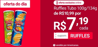 Batata Ruffles Tira Onda Elma Chips 134g - Sabores