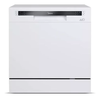 Midea DWA08B1 cor branco 127V 780W lava louças 8 serviços