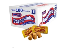 Paçoca Rolha Embrulhada 100un 1,5kg Caixa