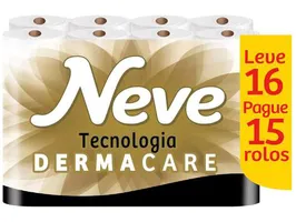 [R$ 3 de volta ] Papel Higiênico Folha Tripla Neve Supreme 30217775 - 16 Rolos 20m | R$ 19