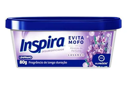 (REC) Desumidificador Evita Mofo Inspira Limppano 80G Lavanda