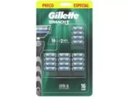 [C.Ouro]Carga para Aparelho de Barbear Gillette Mach 3 - un16