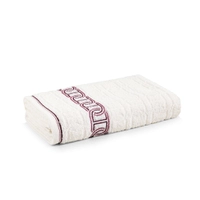 Toalha Banhão Karsten Fio Penteado Malmo Ivory/ Rosa