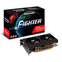 Placa de Video PowerColor Radeon RX 6500 XT  Fighter OC, 4GB, GDDR6, 64-bit, AXRX-6500XT-4GBD6-DH/OC