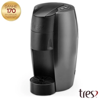 Cafeteira Tres Lov Carbono para Café Espresso + R$170 em cápsulas