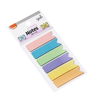 (R$ 4,85 +por-) Marcador de Página 12x44mm Pastel 6 Cores, BRW