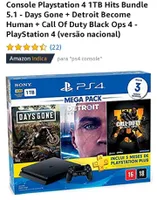 (Prime)Console Playstation 4 1TB bundle hits
