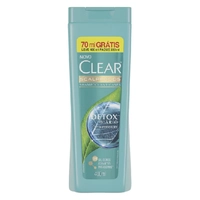 Shampoo Anticaspa Clear Detox Diário Leve 400ml Pague 330ml