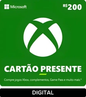 Xbox Cartão Presente R$ 200 Gift card (Digital)