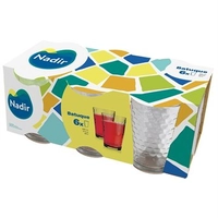 Conjunto de Copos Nadir 265ml Batuque 6 Peças | R$10
