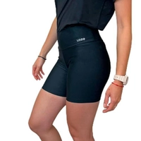 Bermuda Legging Básica Preta Regular