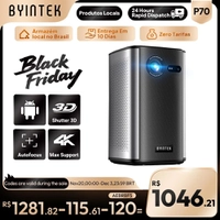 [Do Brasil] Projetor Byintec P70 WiFi, 1080P Led