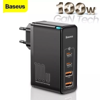 [ membro diamante] Baseus 100w Gan Usb Type C Charger Pd Qc Quick Charge 4.0 3.0 Usb-c Type-c 
