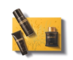 Kit Presente Uomini: Desodorante Colônia 100ml + Espuma de Barbear 200ml + Balm Pós-Barba 110g