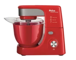 Batedeira Planetária Philco PHP500 Turbo com 11 Velocidades – Vermelha