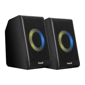 Caixa Som TGT Eryx V2 RGB 2x3W RMS Preto