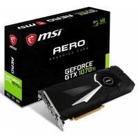 PLACA DE VÍDEO MSI GEFORCE GTX 1070 TI AERO 8GB GDDR5 PCI-EXP 912-V330-235 - R$ 1849