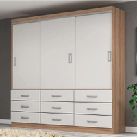 [CASHBACK PELANDO R$ 461] Guarda-Roupa Casal Isabela 3 Portas 9 Gavetas