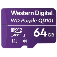 Cartão de memória micro SD, 64GB, 32TBW, Purple, 4600163, Western Digital