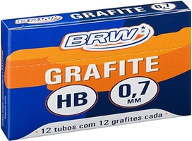 Grafite 0,7 com 12 tubos com 12 grafites cada - BRW