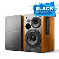 Monitor de Áudio EDIFIER R1280T Bivolt 42W RMS - Madeira | R$664