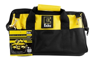 Maleta em lona com 14 bolsos, Eda, 8ZE, Preto | R$54