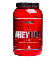 Super Whey 100% pure 907g Morango - integralmedica