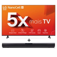 Combo Smart TV LG NanoCell AI NANO80 4K de 70"  + SoundBar LG SQC1