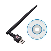 Adaptador Receptor Wireless 802 Usb Wifi Antena Long Sem Driver | R$8